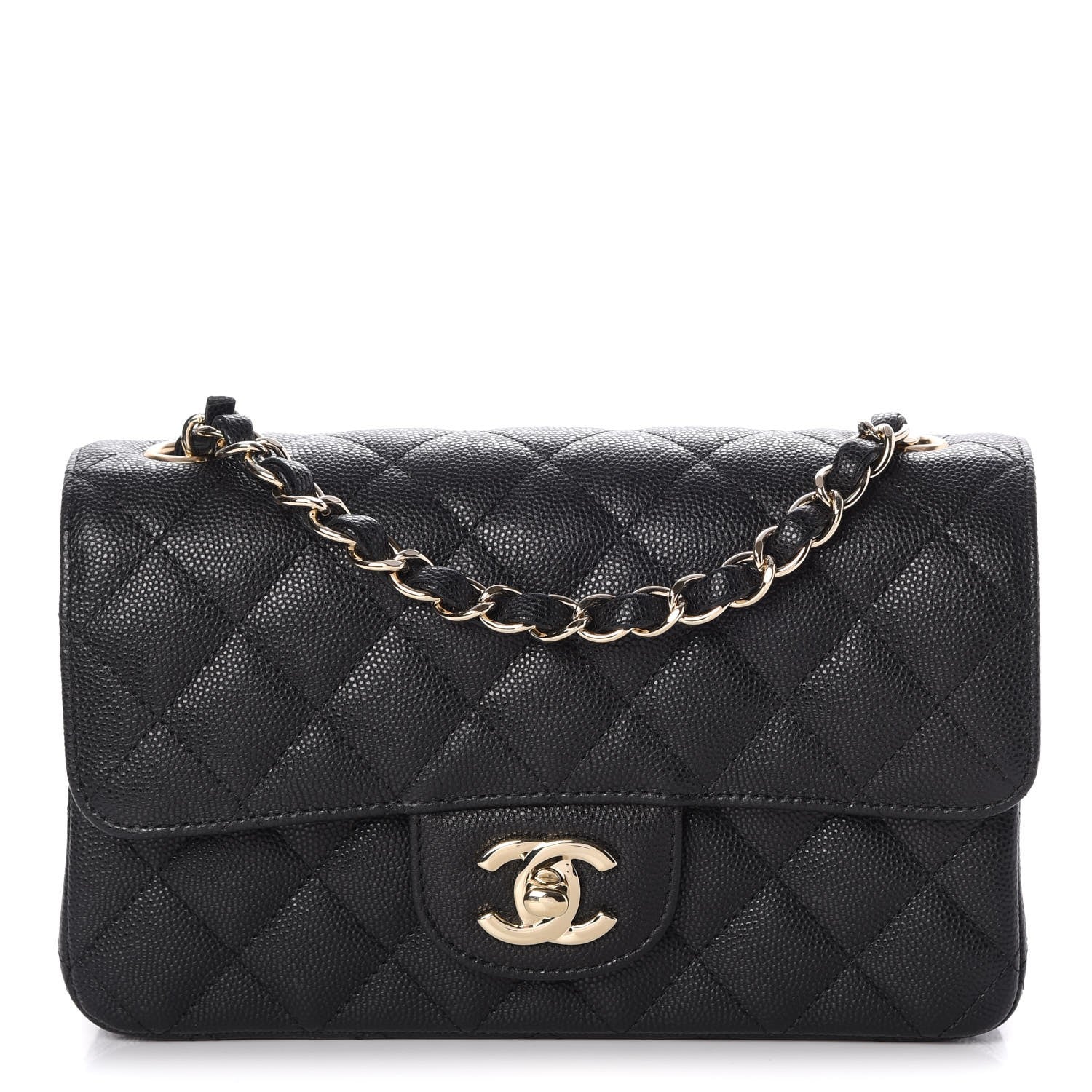 Chanel Caviar Quilted Mini Rectangular Flap Black 1 of 8