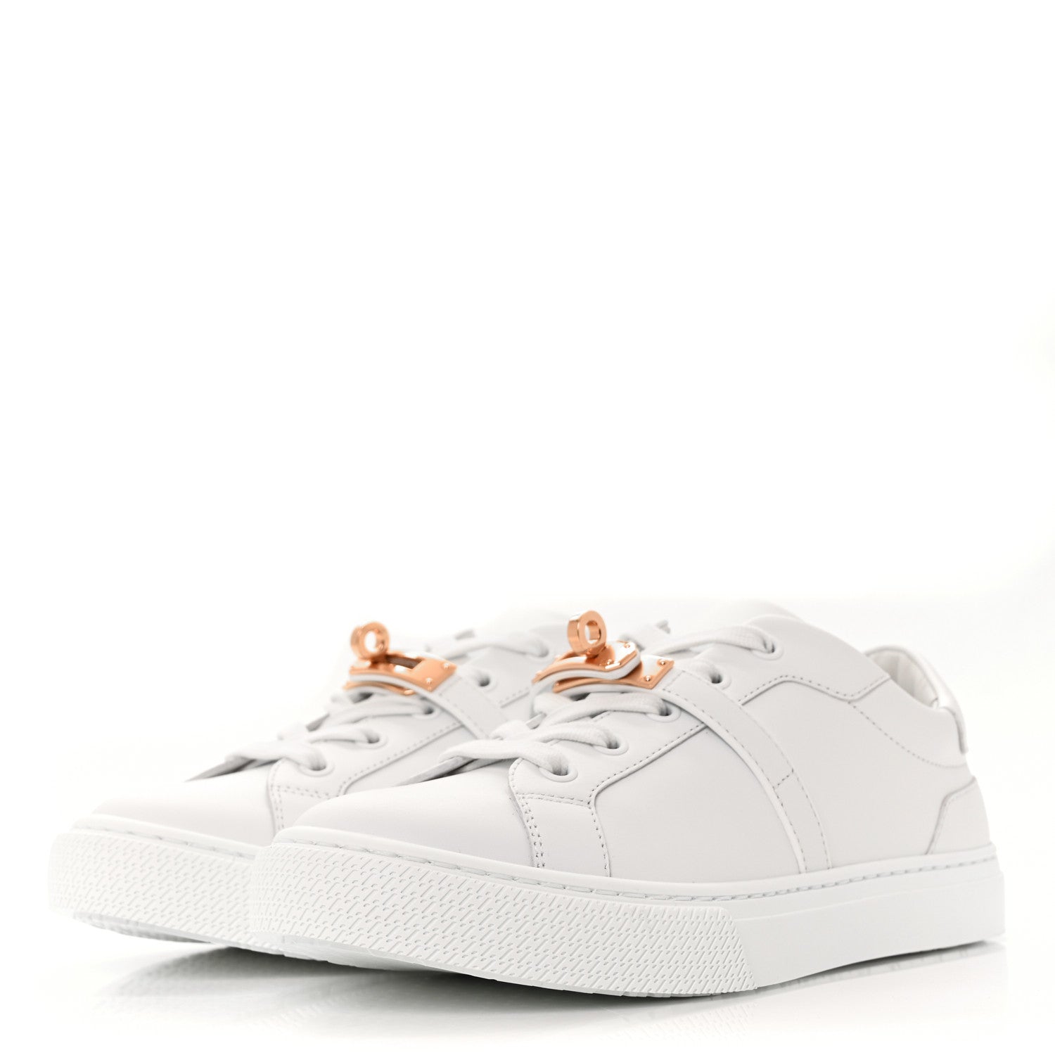 Hermes Calfskin Day Sneakers 36 White 3 of 8