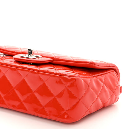 Chanel Patent Calfskin Quilted Mini Rectangular Flap Red 10 of 10