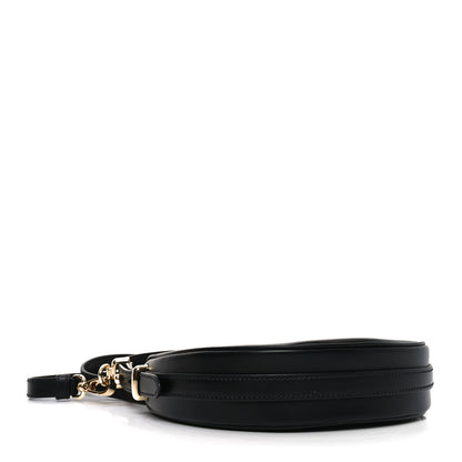 Prada Soft Calfskin Arque Shoulder Bag Black 4 of 10