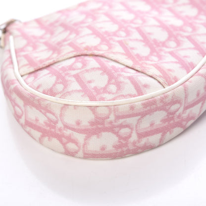 Christian Dior Monogram Mini Saddle Pochette Pink 11 of 13