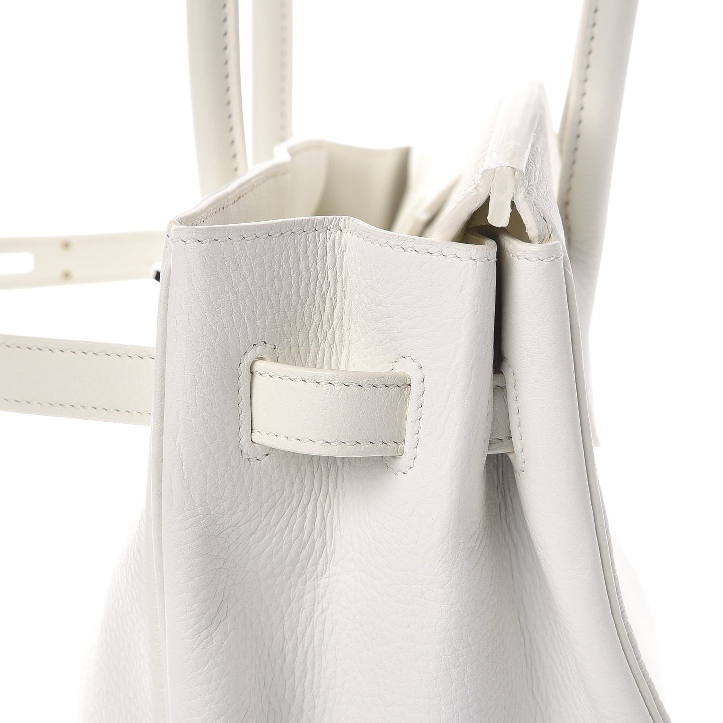 Taurillon Clemence Birkin 35 White