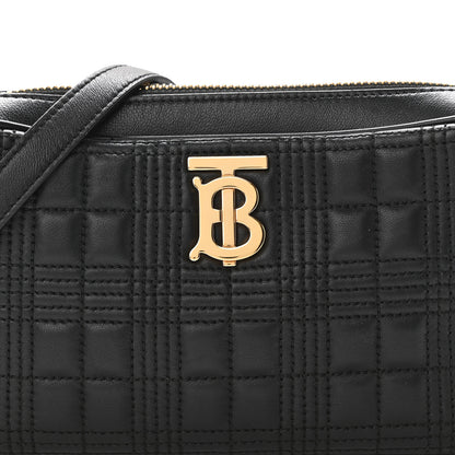 Burberry Lambskin Quilted Camera Bag Black 6 of 8