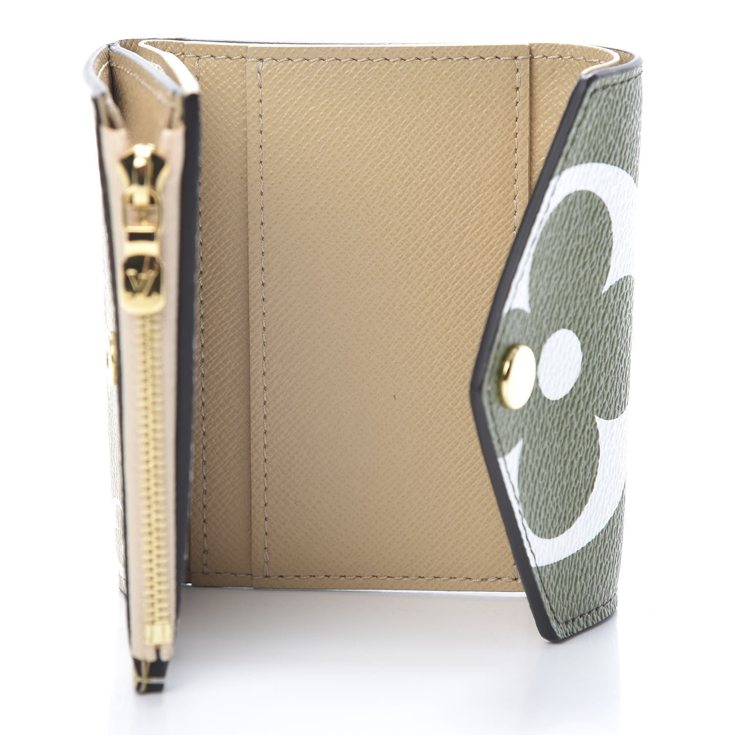 Louis Vuitton Monogram Giant Zoe Wallet Kaki 5 of 8