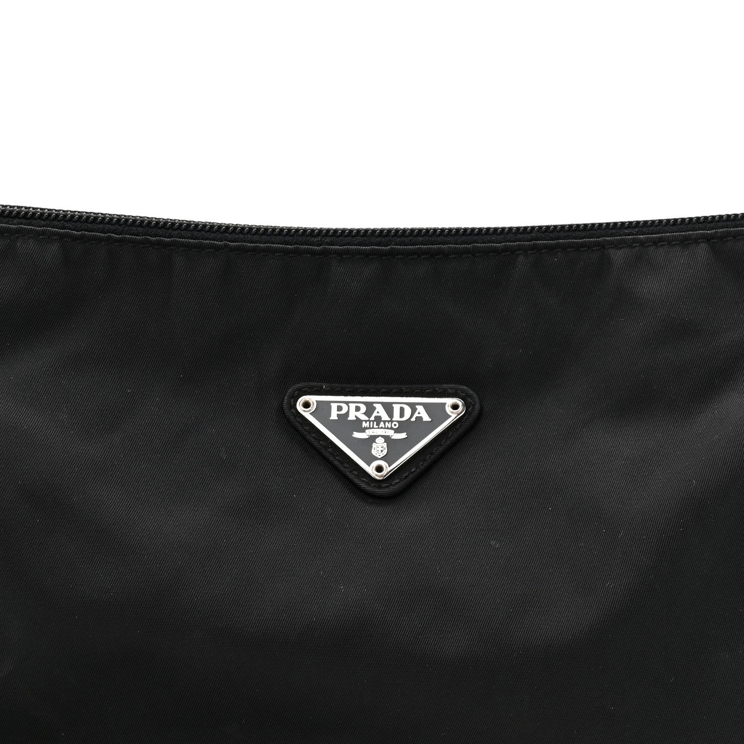 Prada Tessuto Nylon Pochette Black 7 of 10