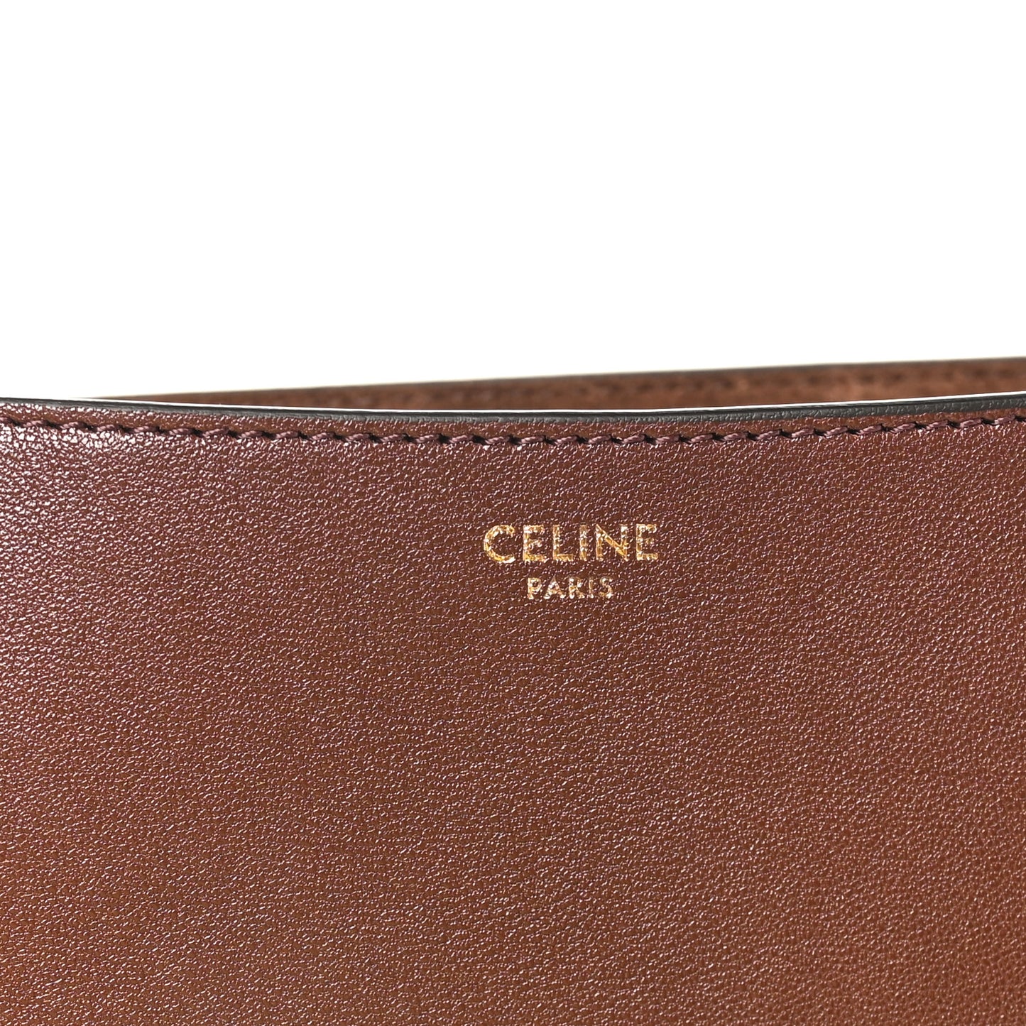 Shiny Lambskin Soft Triomphe Little Half Moon Bag Brick