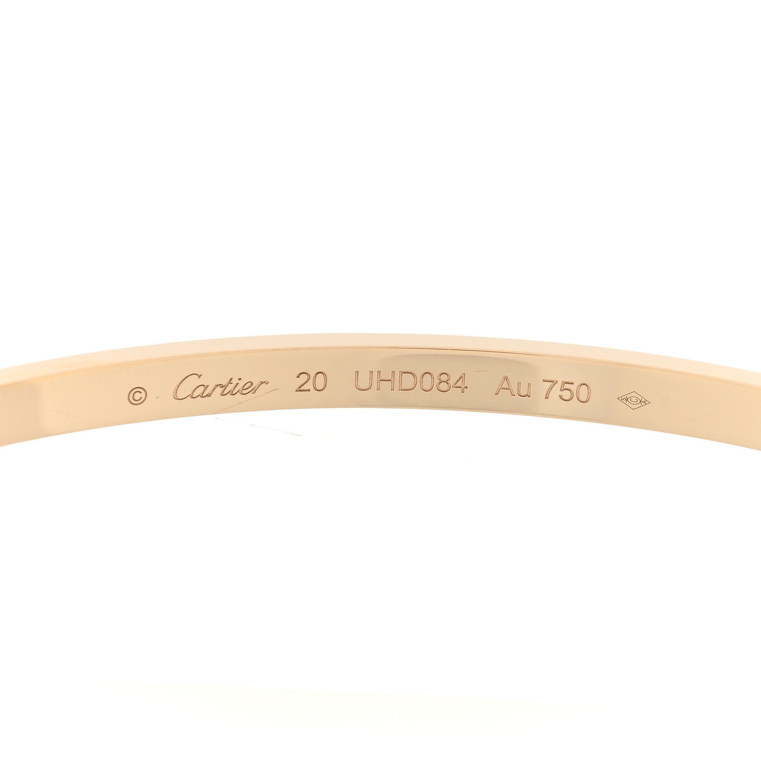 Cartier 18K Yellow Gold Small LOVE Bracelet 20 3 of 5
