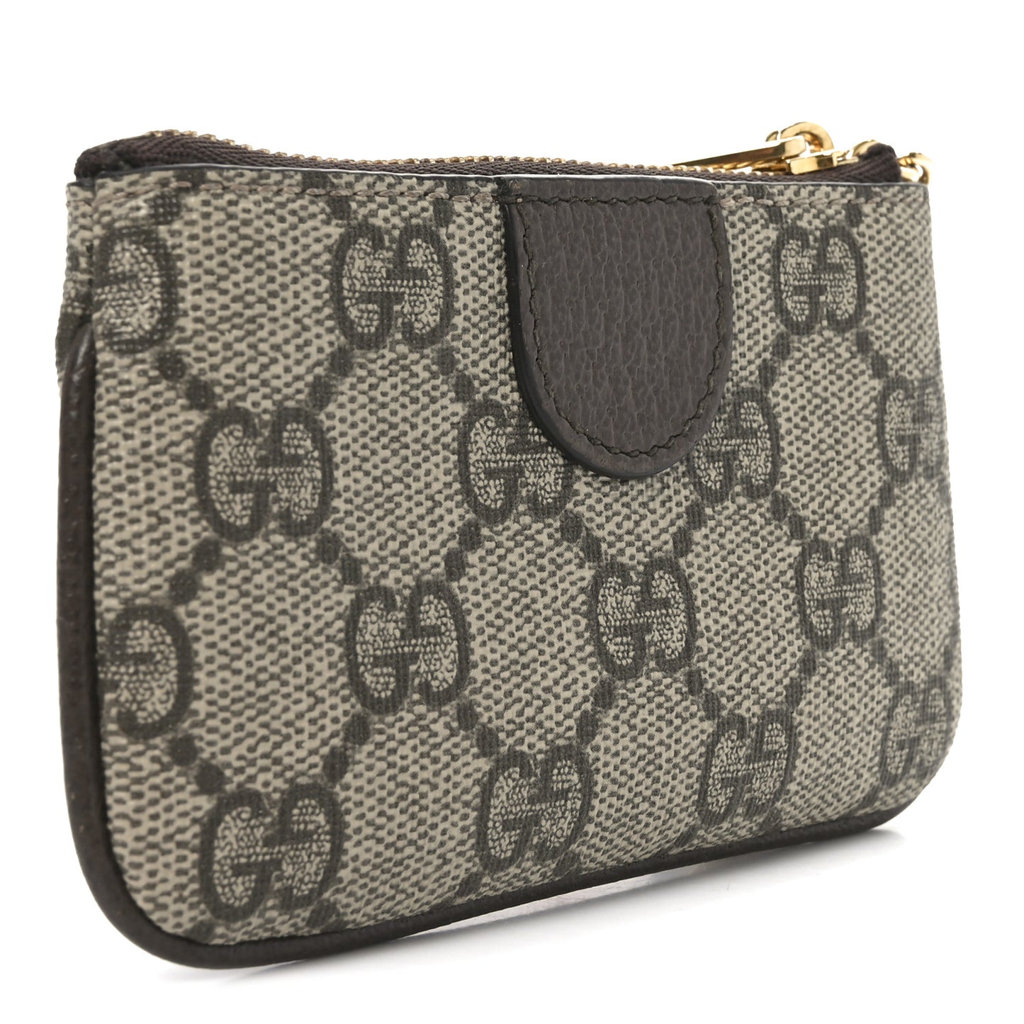 GG Supreme Monogram Web Ophidia Key Case Beige New Acero