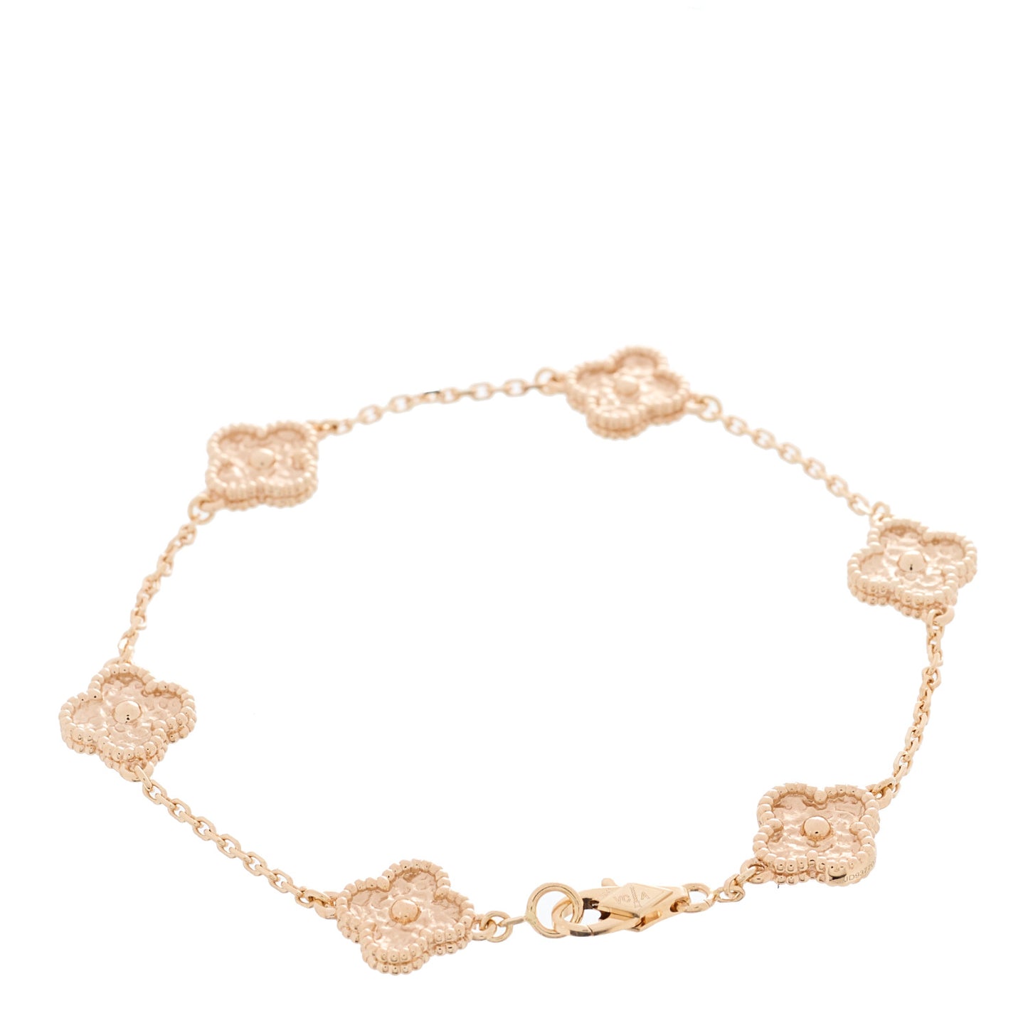 18K Rose Gold 6 Motifs Sweet Alhambra Bracelet