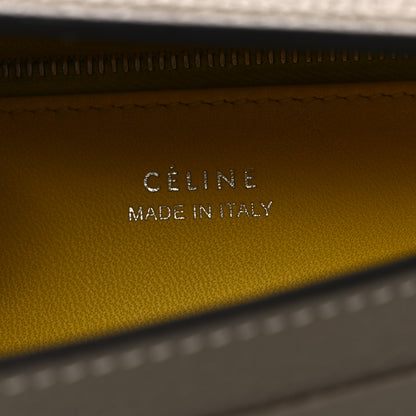 Celine Drummed Calfskin Large Multifunction Flap Wallet Souris 6 of 13