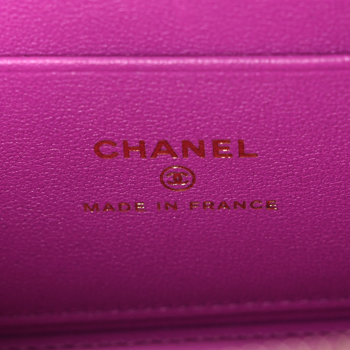 Chanel Lambskin Quilted Small Pillow Crush Vanity Case With Chain Purple 6 of 11