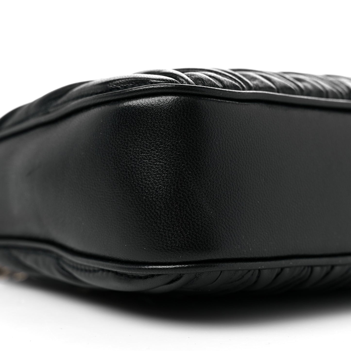 Nappa Matelasse Shoulder Bag Black