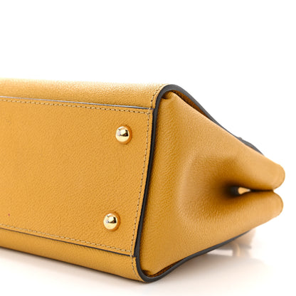 Burberry Soft Grain Calfskin Small Buckle Tote Bright Straw 10 of 13