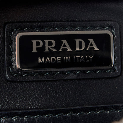 Prada Saffiano Travel Medium Brique Crossbody Bag Bluette 6 of 10