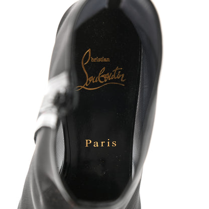 Christian Louboutin Mesh Checkypoint 55 Booties 40 Black 7 of 7