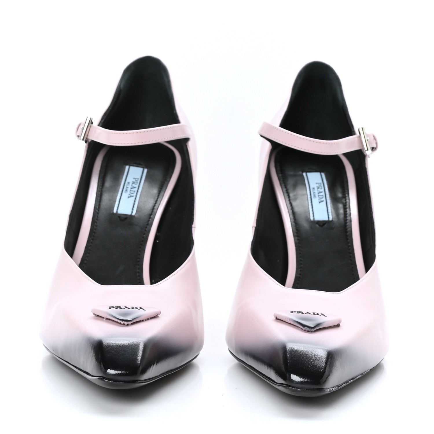 Prada Spazzolato Modellerie Mary Jane 95mm Pumps 40 Alabastro 2 of 7