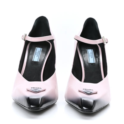 Prada Spazzolato Modellerie Mary Jane 95mm Pumps 40 Alabastro 2 of 7