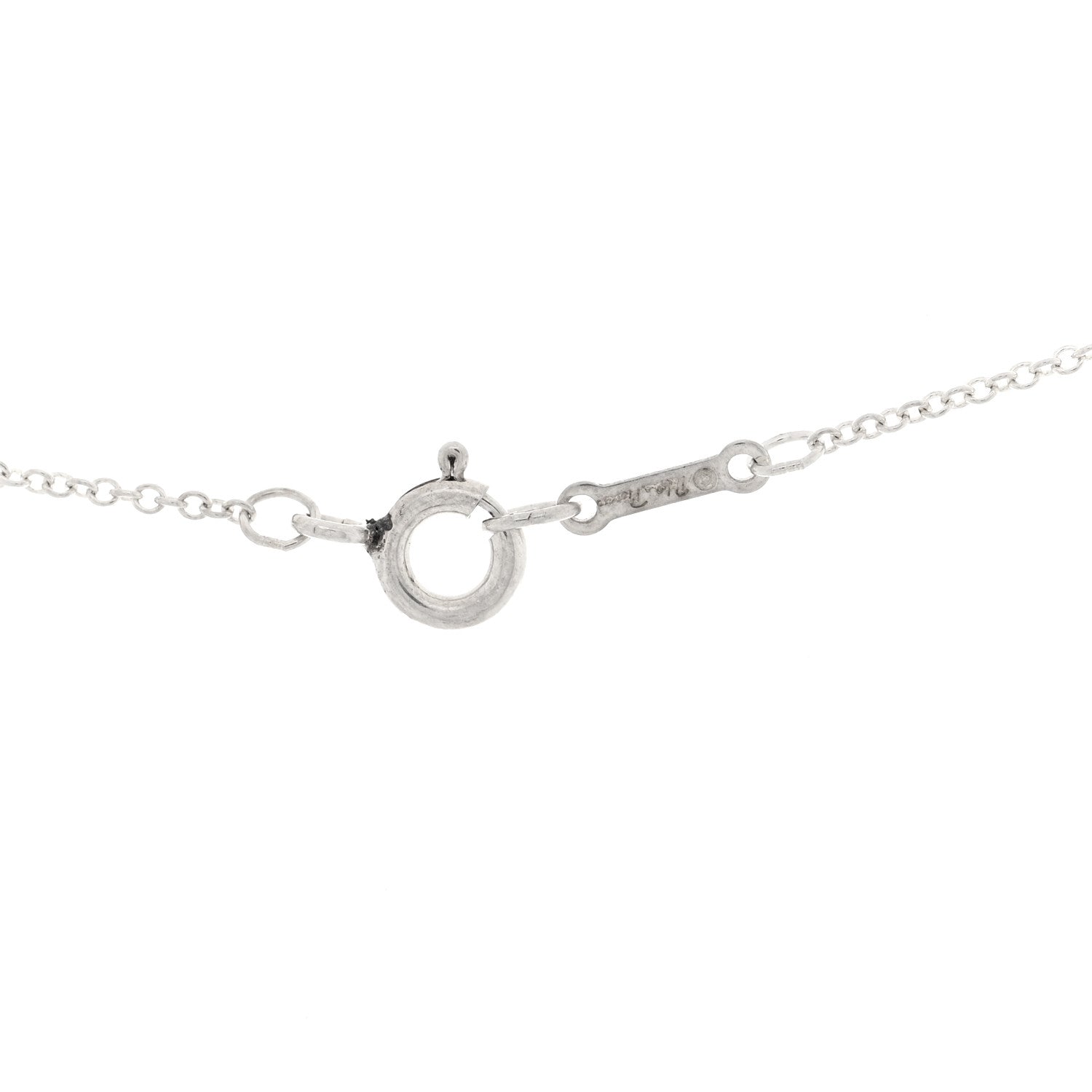 Tiffany Sterling Silver Paloma's Graffiti Peace Necklace 4 of 4