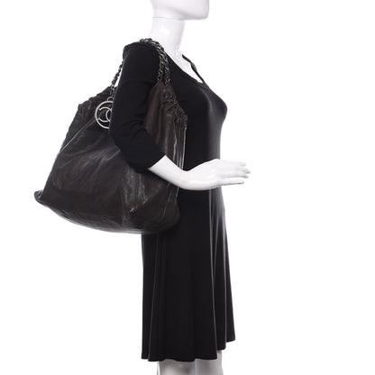 Chanel Distressed Caviar XL Coco Cabas Brown 2 of 11