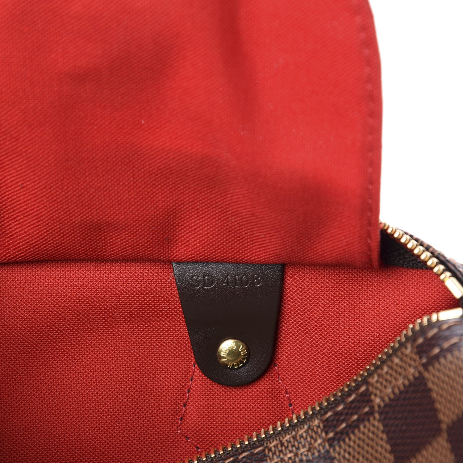 Louis Vuitton Damier Ebene Speedy 25 8 of 10