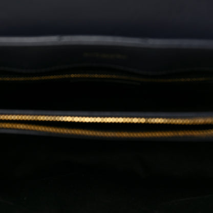 Saint Laurent Calfskin Y Quilted Monogram Medium Loulou Chain Satchel Black 5 of 8