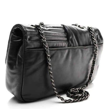 Chanel Lambskin Quilted Jumbo Paris Dallas Single Flap Black 3 of 10