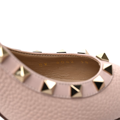 Valentino Garavani Pebbled Calfskin Rockstud 85mm Pumps 38 Rose Quartz 8 of 9