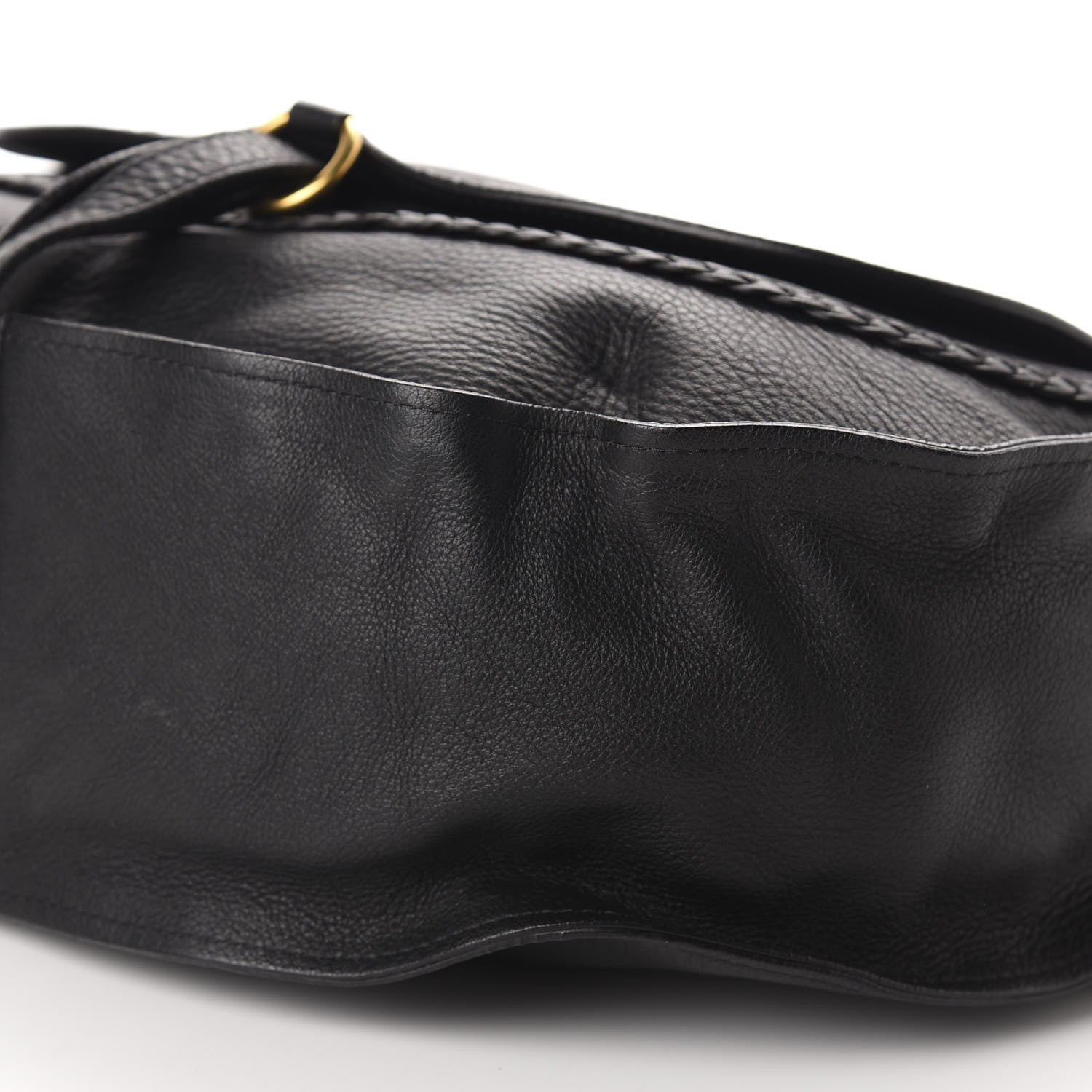 Chloe Calfskin Large Braided Marcie Hobo Black 7 of 10