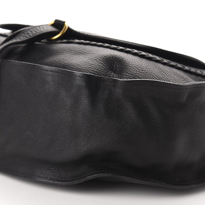 Chloe Calfskin Large Braided Marcie Hobo Black 7 of 10
