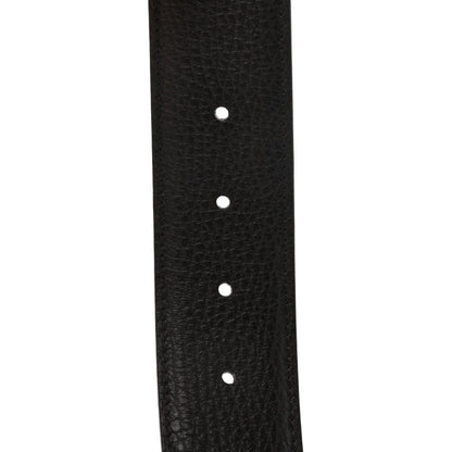 Gucci Dollar Calfskin Interlocking G Belt 90 36 Dark Brown 4 of 5