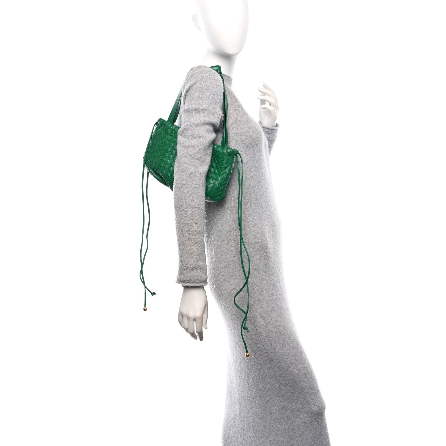 Bottega Veneta Nappa Intrecciato Small Bulb Racing Green 2 of 9