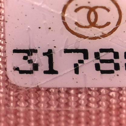 Chanel Caviar Quilted Card Holder Pink 8 of 14