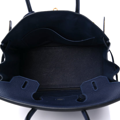Hermes Togo Birkin 30 Bleu Nuit 5 of 15