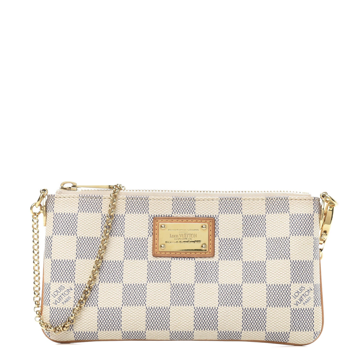 Louis Vuitton Damier Azur Pochette Milla MM 1 of 10