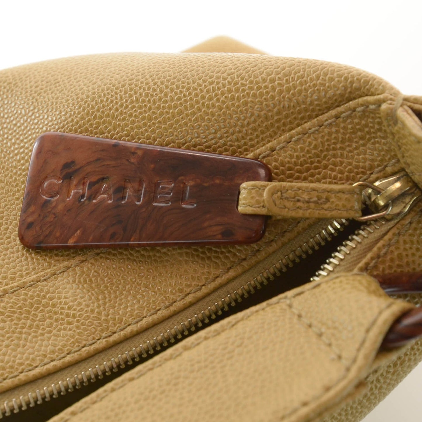 Caviar CC Wood Chain Hobo Maize