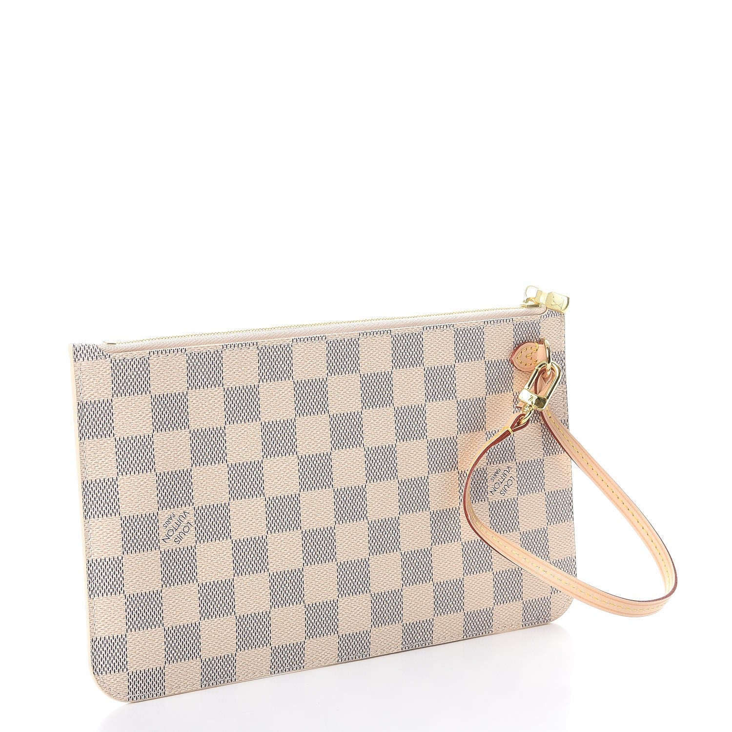 Louis Vuitton Damier Azur Neverfull MM GM Pochette 3 of 9