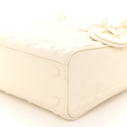 Christian Dior Calfskin Cannage Diamond Mini Lady Dior White 10 of 10
