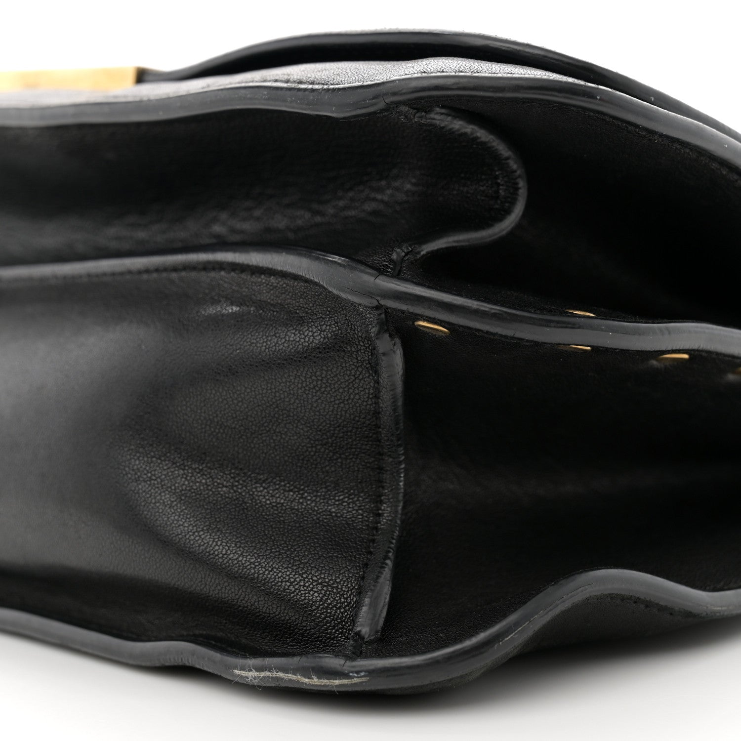 Saint Laurent Lambskin Amalia Flap Shoulder Bag Black 11 of 17