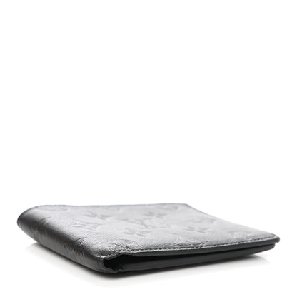 Louis Vuitton Calfskin Monogram Shadow Multiple Wallet Black 4 of 7