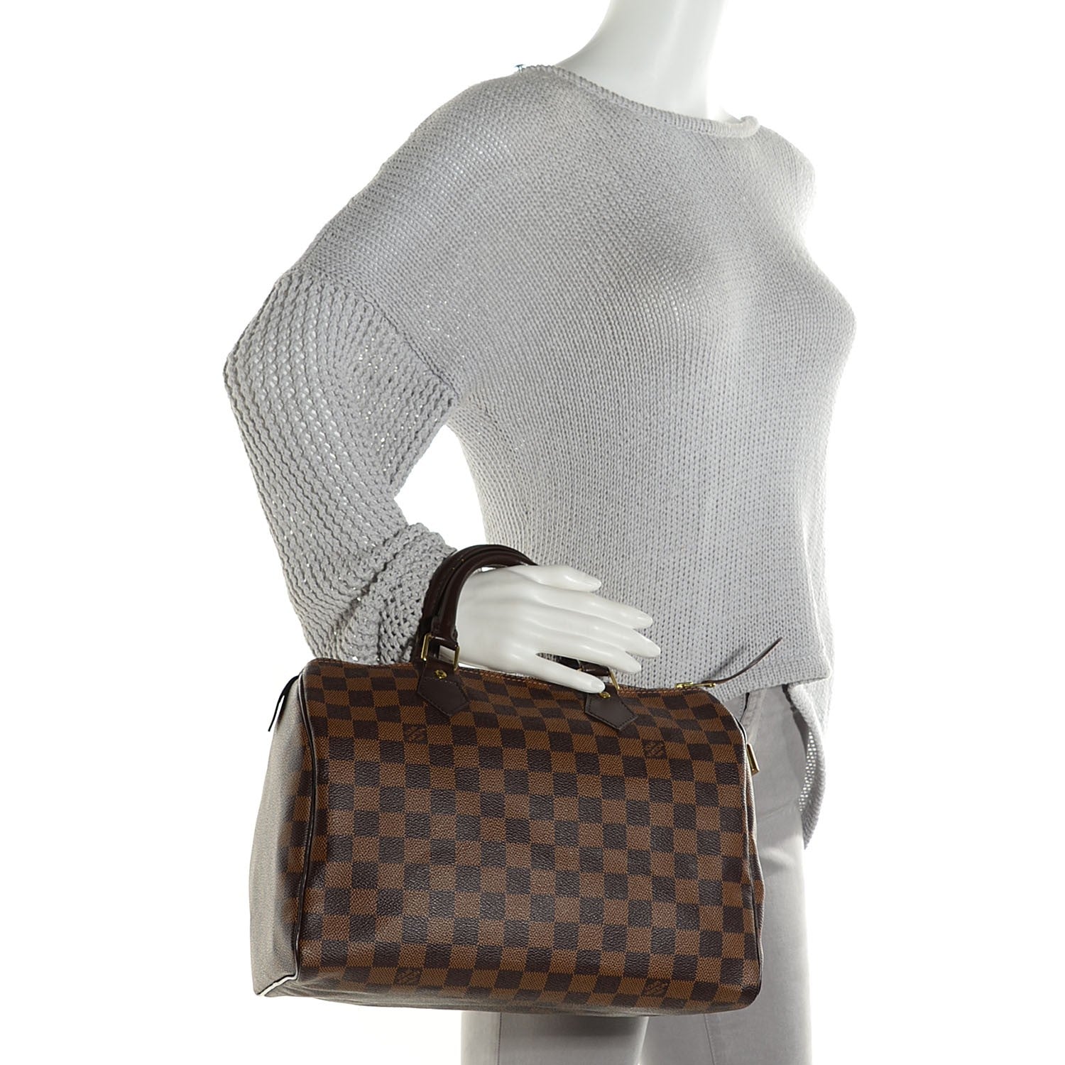 Louis Vuitton Damier Ebene Speedy 30 2 of 7