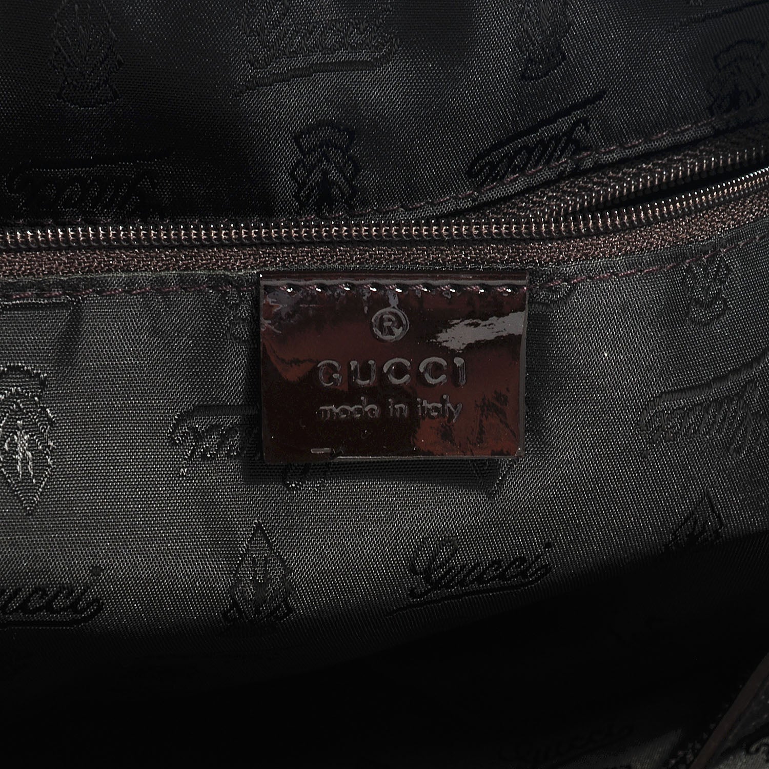 Gucci Monogram Web Medium Jolie Tote Brown 6 of 7
