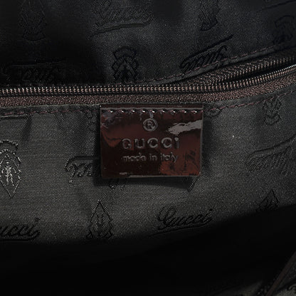 Gucci Monogram Web Medium Jolie Tote Brown 6 of 7