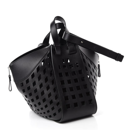 Loewe Calfskin Medium Tulip Hammock Shoulder Bag Black 3 of 11