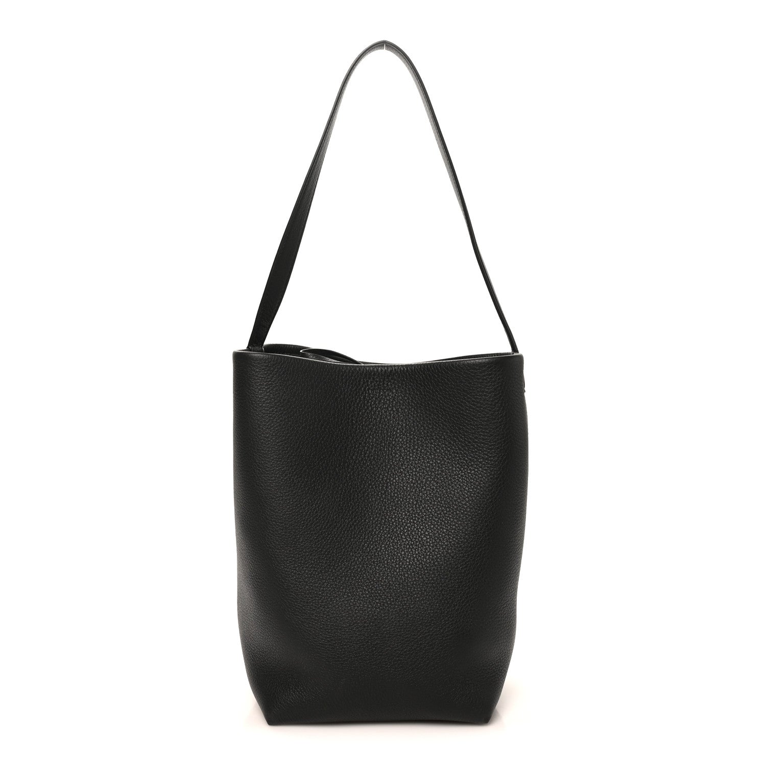 The Row Grained Calfskin Medium N/S Park Tote Black 1 of 9
