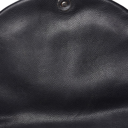 Chanel Caviar Half Moon Large Flap Black 11 of 15