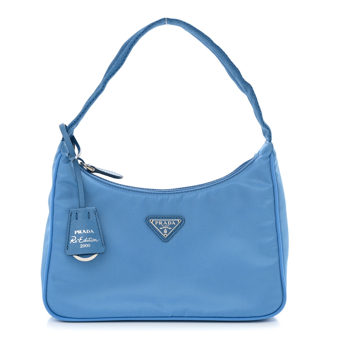 Re-Nylon Saffiano Mini Re-Edition 2000 Bag Pervinca
