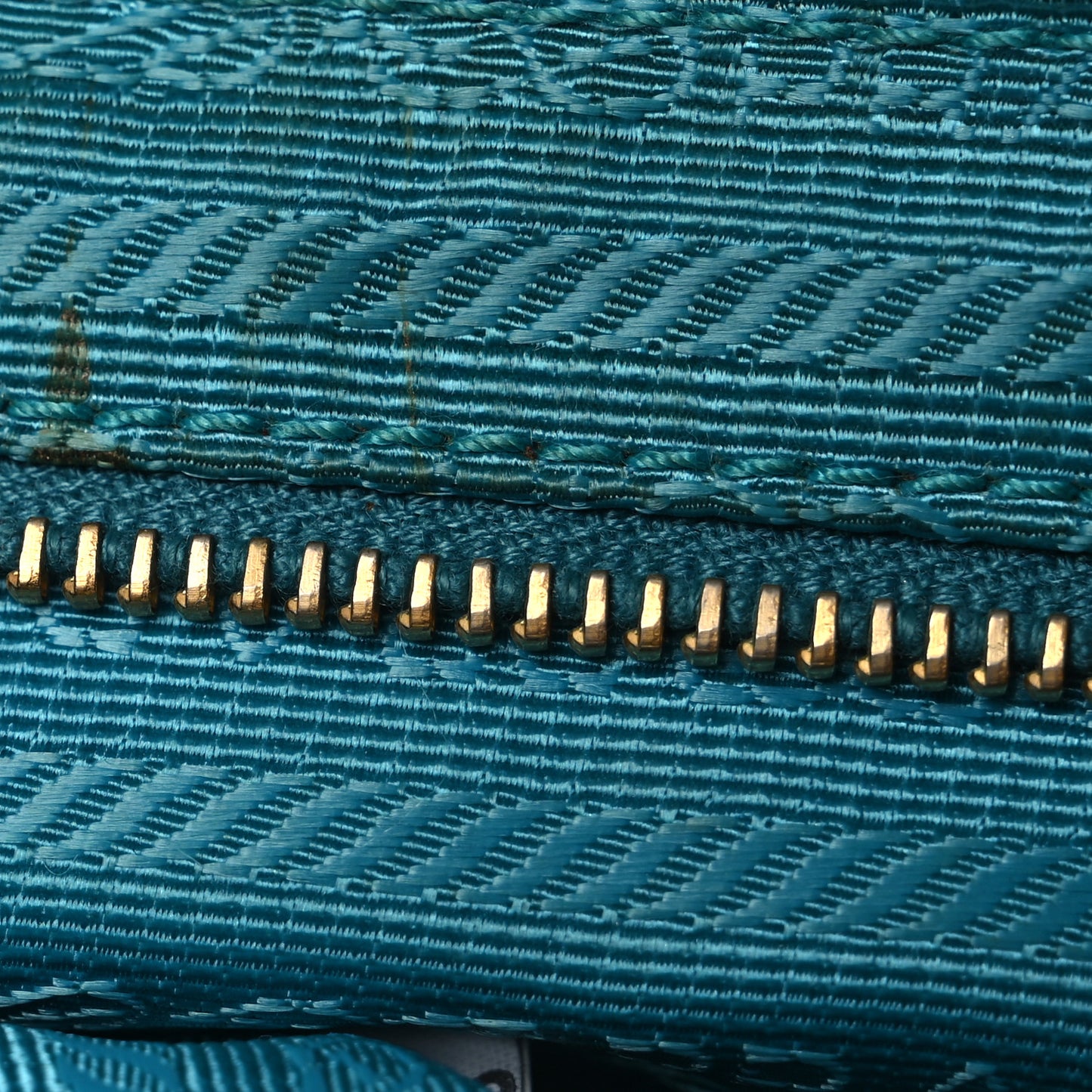 Tessuto Nylon Saffiano Crossbody Bag Turchese