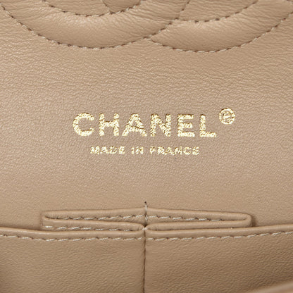 Chanel Caviar Quilted Medium Double Flap Beige Clair 6 of 8