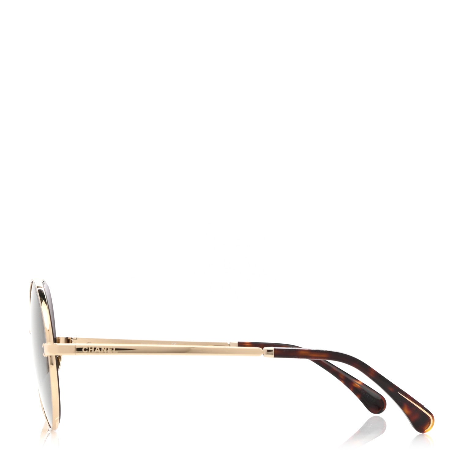 シャネル 4268 サングラス Chanel Round Sunglasses 4268 Gold 977946 – FASHIONPHILE