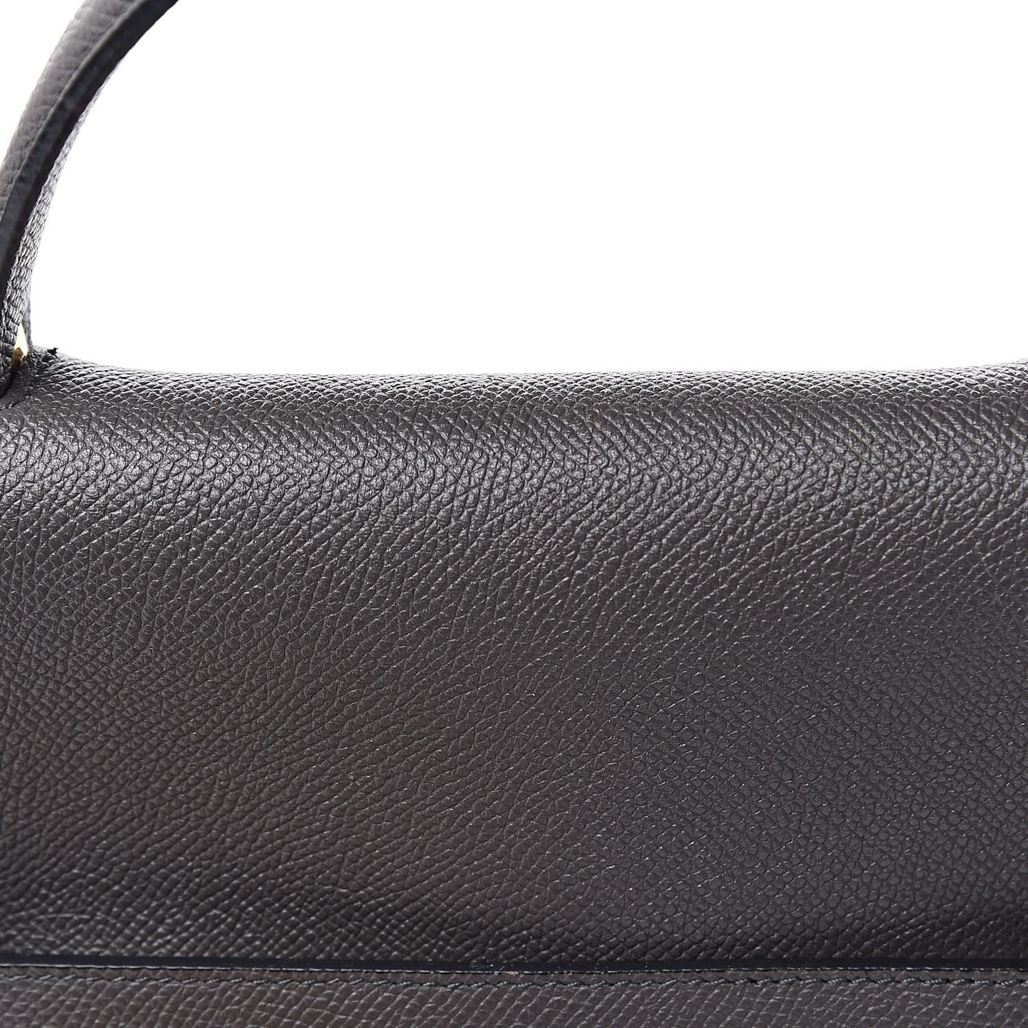 Grained Calfskin Micro Belt Bag Grey